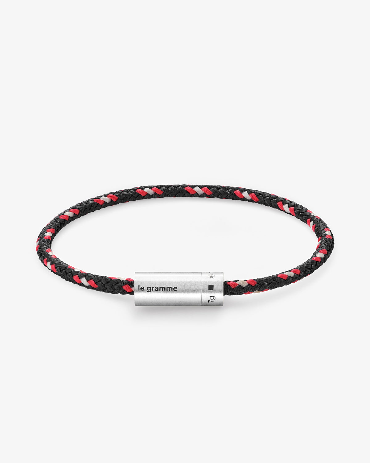 Le gramme 7g brushed black technical nato bracelet