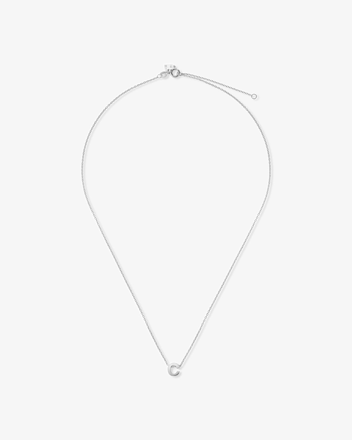 Le gramme 1g polished alphabet necklace