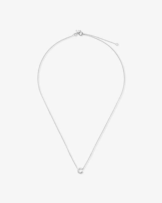 Le gramme 1g polished alphabet necklace