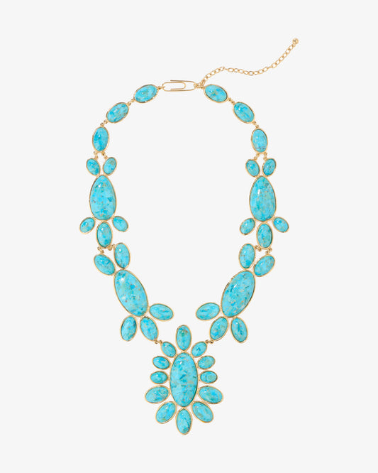Aurelie Bidermann Cherokee Turquoise Necklace