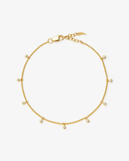 Missoma Interstellar Drop Bracelet in gold-plated sterling silver