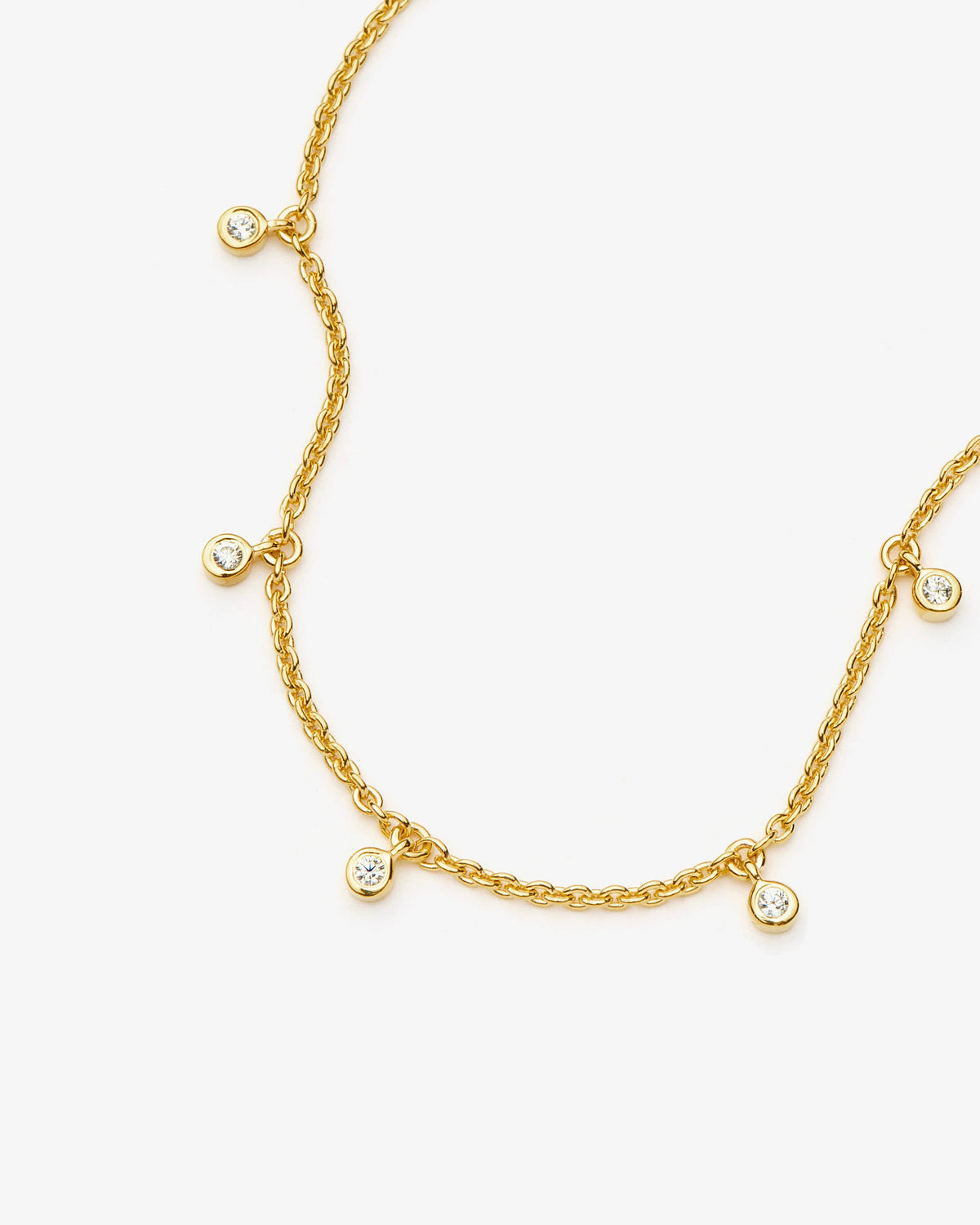 Missoma Interstellar Drop Bracelet in gold-plated sterling silver, view 3
