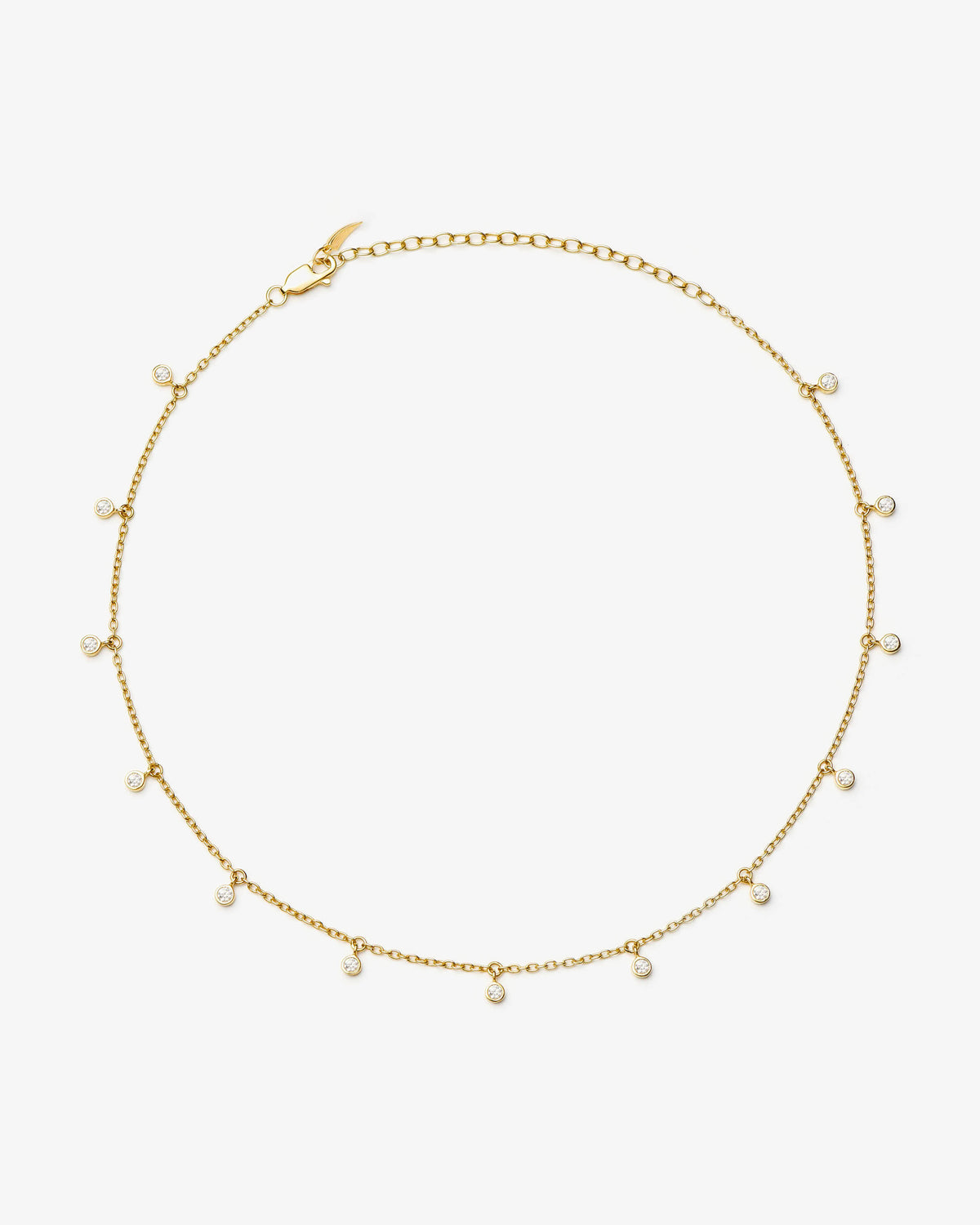 Missoma Interstellar Drop Choker in gold-plated sterling silver