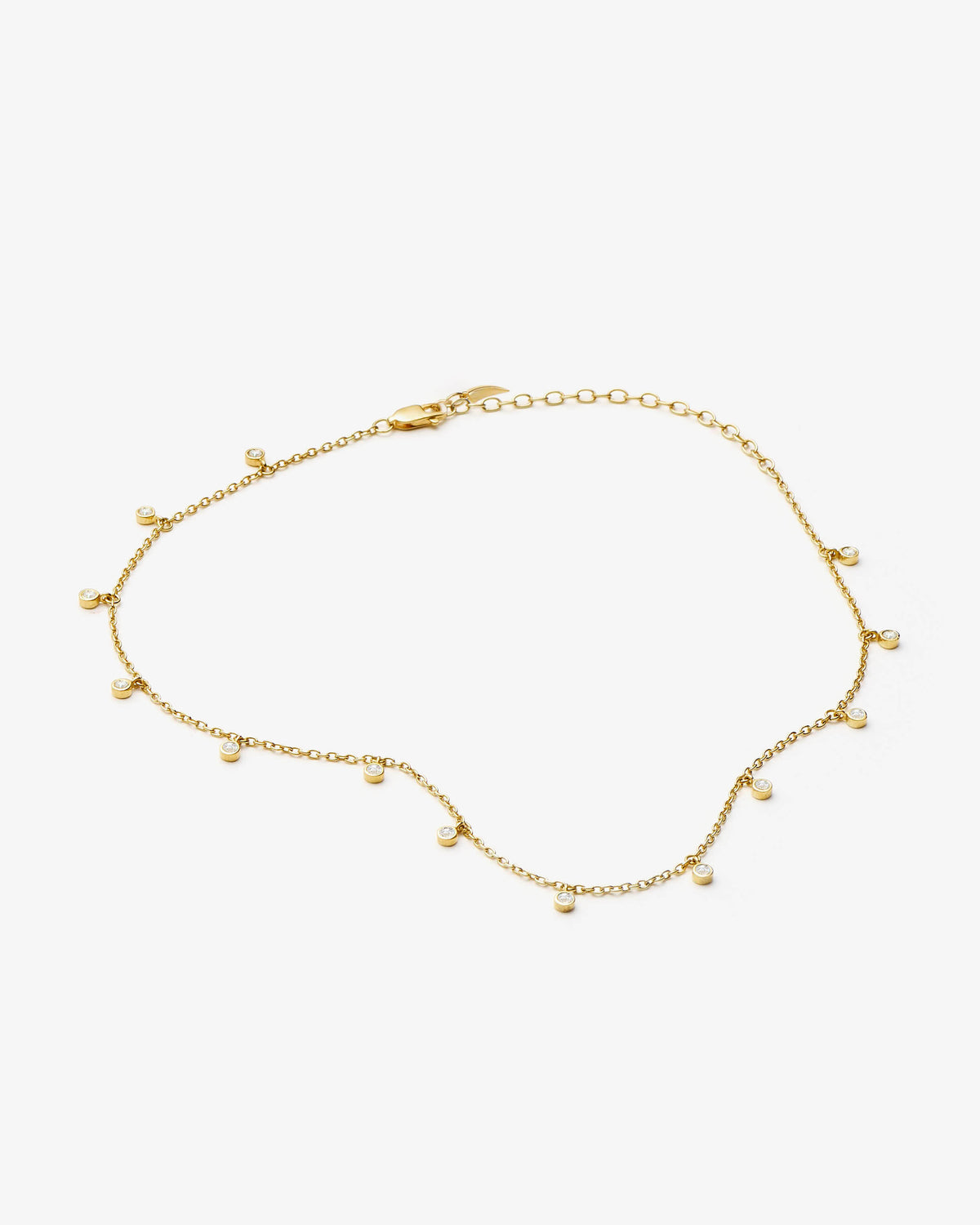 Missoma Interstellar Drop Choker in gold-plated sterling silver, view 2