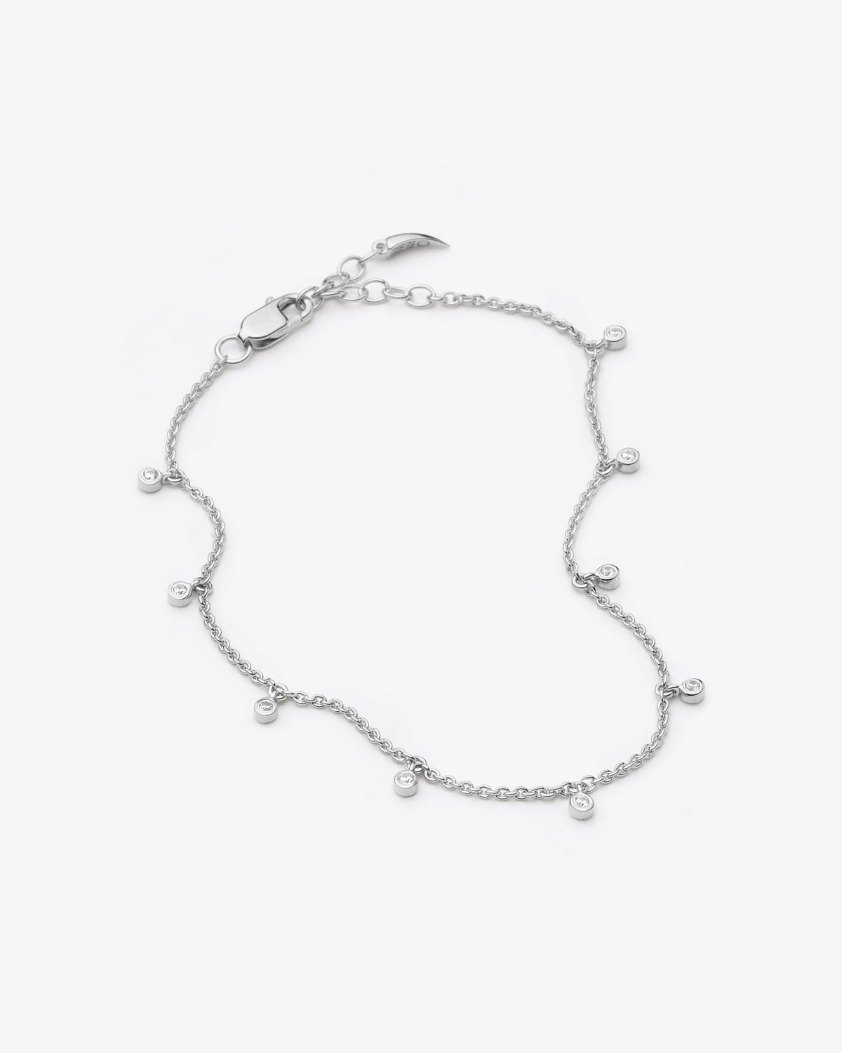 Missoma Interstellar Drop Bracelet in sterling silver, view 2