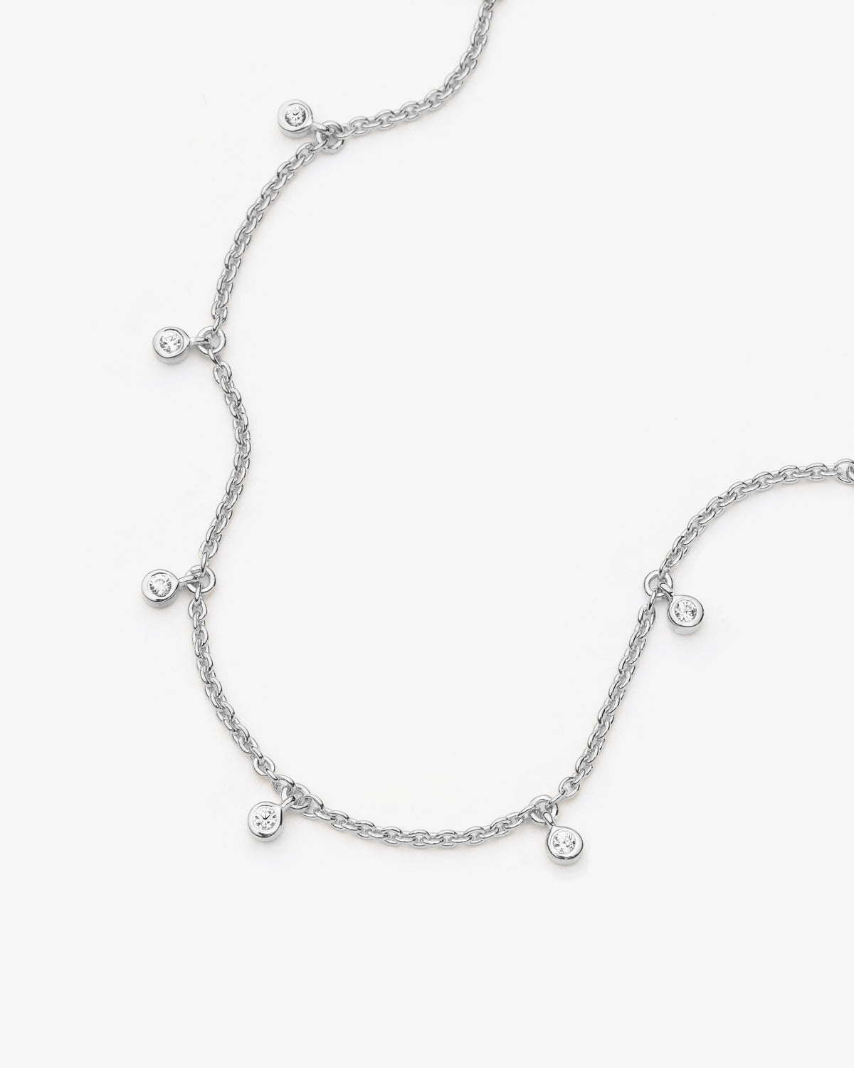 Missoma Interstellar Drop Bracelet in sterling silver, view 3
