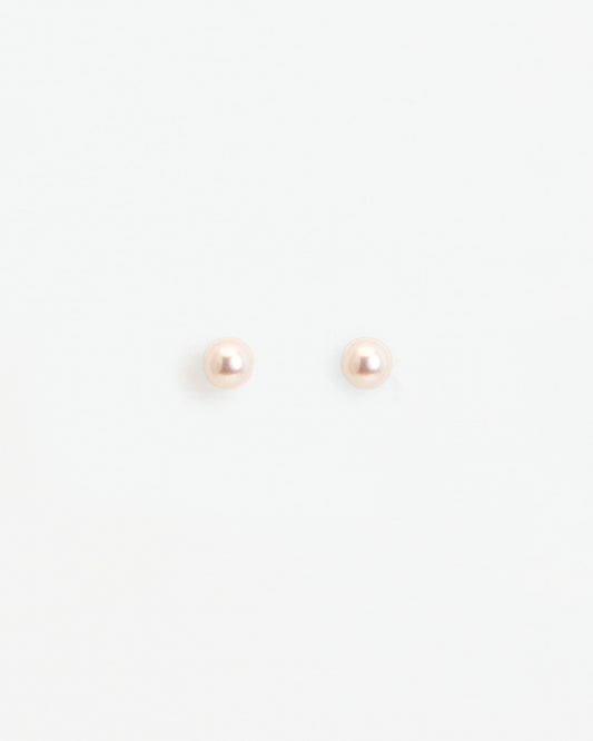 Wouters & Hendrix Gold 18K Gold Pearl Stud Earrings