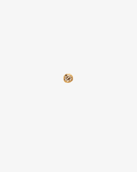 Wouters & Hendrix Gold 18K Gold Diamond Stud Single Earring