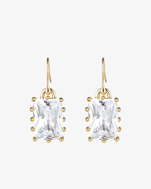 Eddie Borgo Rectangle Estate Drop Earrings