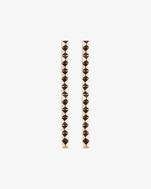 Eddie Borgo Pyramid Drop Earrings
