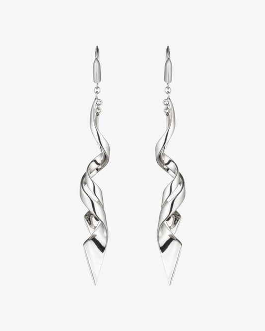Eddie Borgo Spiraled Ribbon Earrings