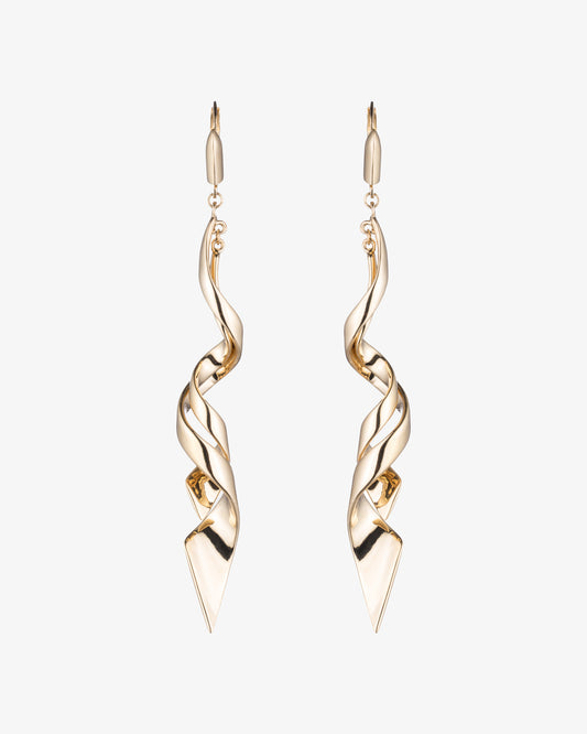 Eddie Borgo Spiraled Ribbon Earrings