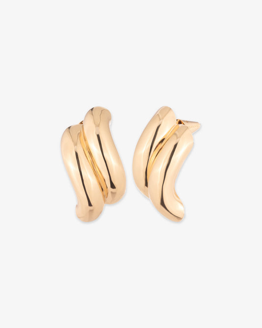 Eddie Borgo Torsade Stud Earrings