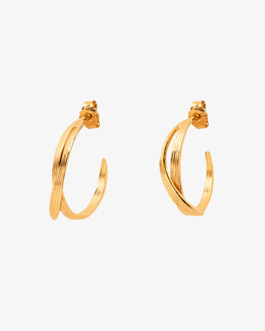 Wouters & Hendrix Bamboo Leaf Hoops