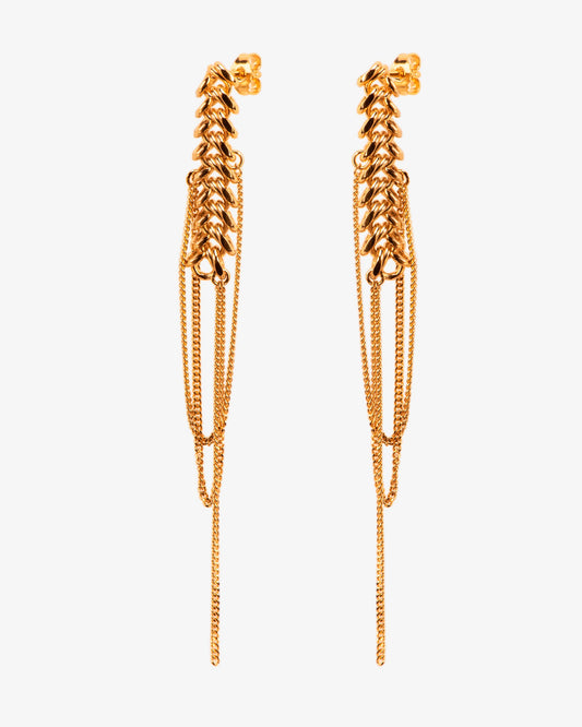 Wouters & Hendrix Chain Stud Earrings