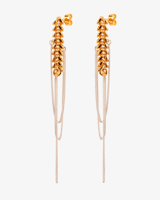 Wouters & Hendrix Chain Stud Earrings