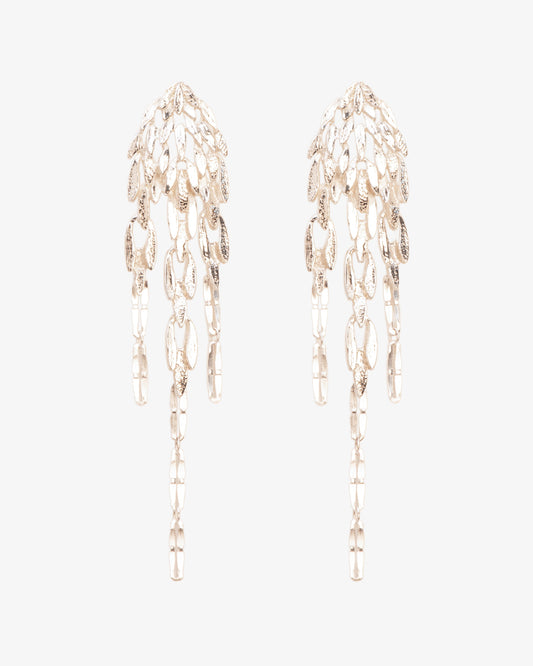 Wouters & Hendrix Dangling Leaf Stud Earrings