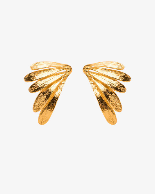 Wouters & Hendrix Leaves Clip Earrings