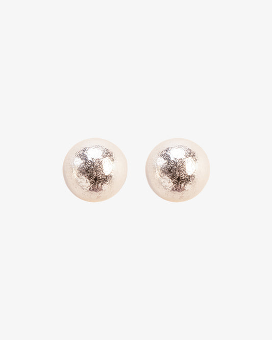 Wouters & Hendrix Hammered Ball Stud Earrings