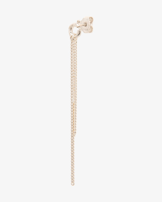 Spring Ring and Chain Single Earring