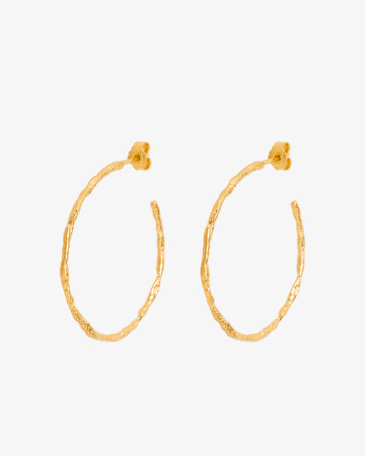 Statement Branch Hoop Earrings