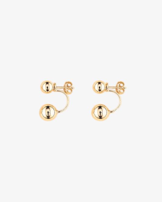 Floating Sphere Stud Earrings
