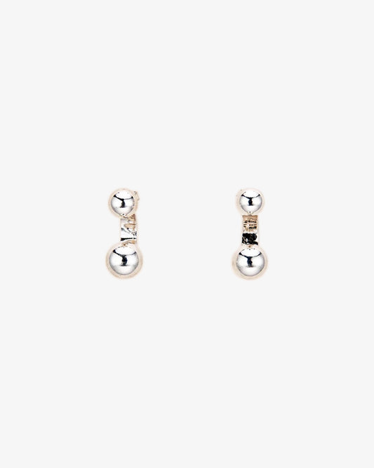Floating Sphere Stud Earrings