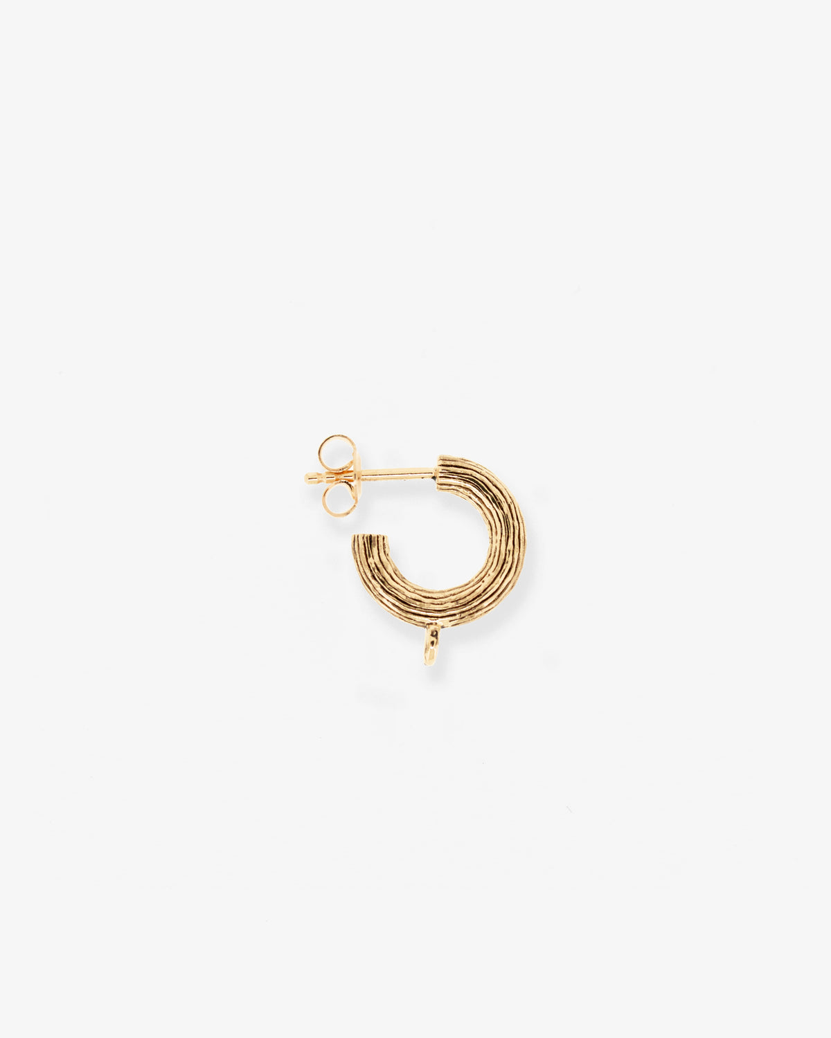 Aurelie Bidermann Bar a Charms Single Earring in gold-plated brass