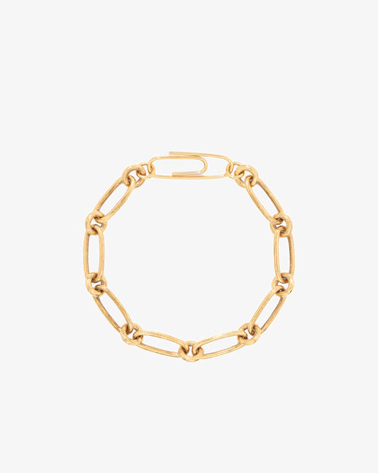 Hammered Chain Bracelet