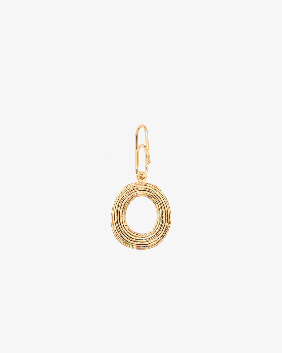 Aurelie Bidermann Mini O Pendant in gold-plated brass