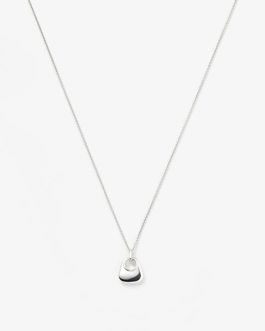 Missoma Hera Ridge Mini Pendant Necklace in sterling silver