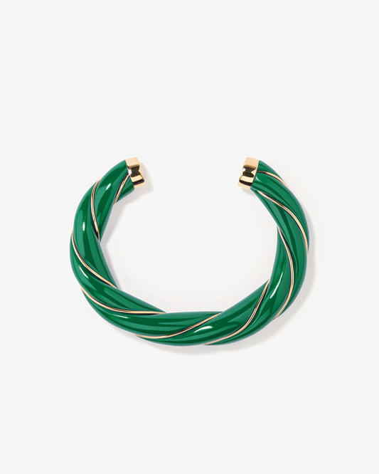 Aurelie Bidermann Emerald Green Diana Bracelet