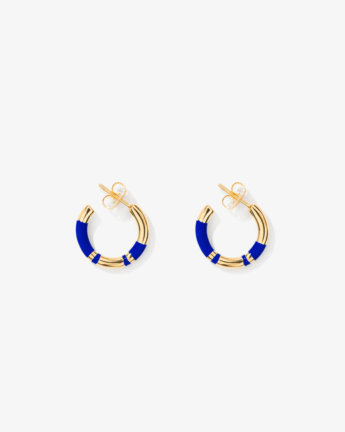 Aurelie Bidermann Navy Blue Positano Earrings