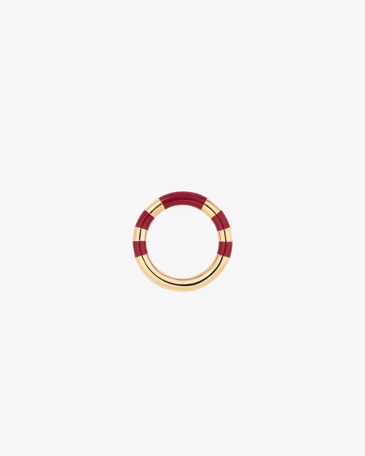 Aurelie Bidermann Burgundy Positano Ring