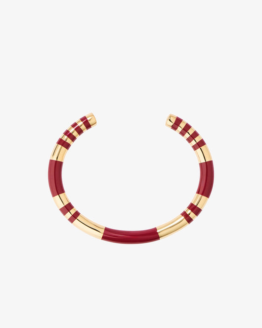 Aurelie Bidermann Burgundy Positano Bracelet