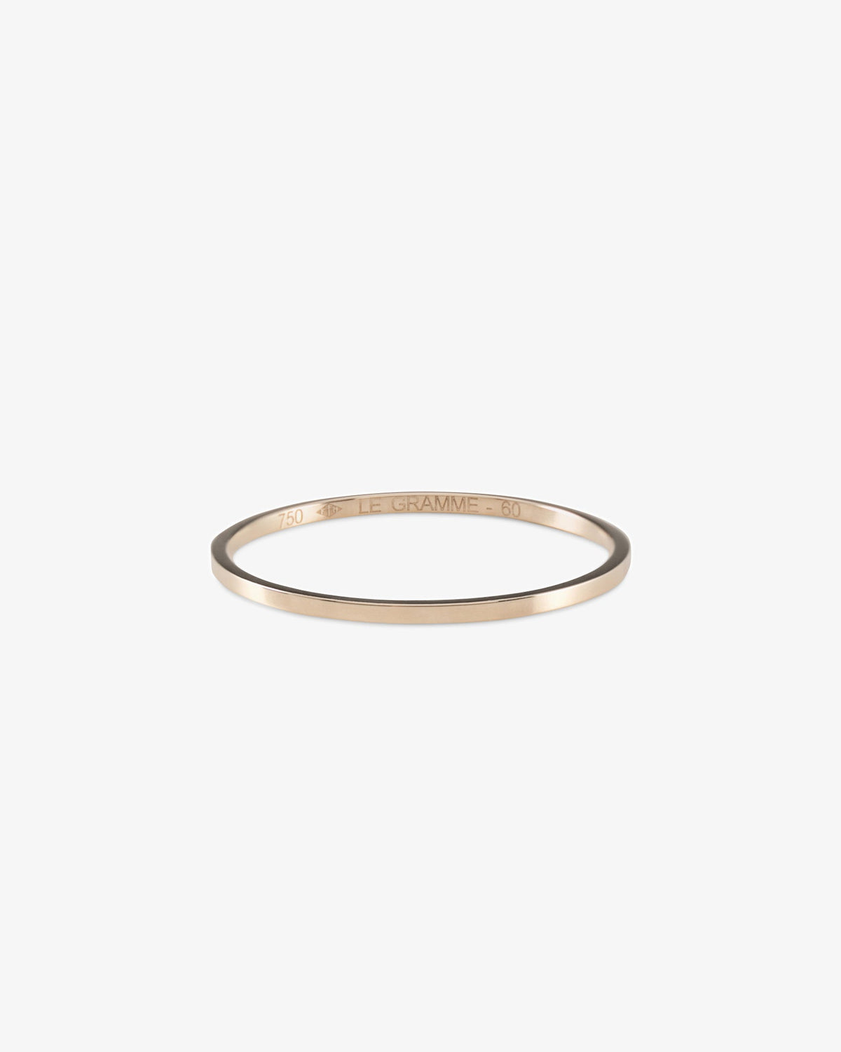 Le gramme 1g polished 18k rose gold ring
