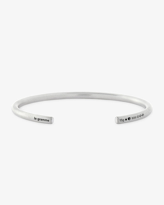 Le gramme 15g brushed bangle bracelet