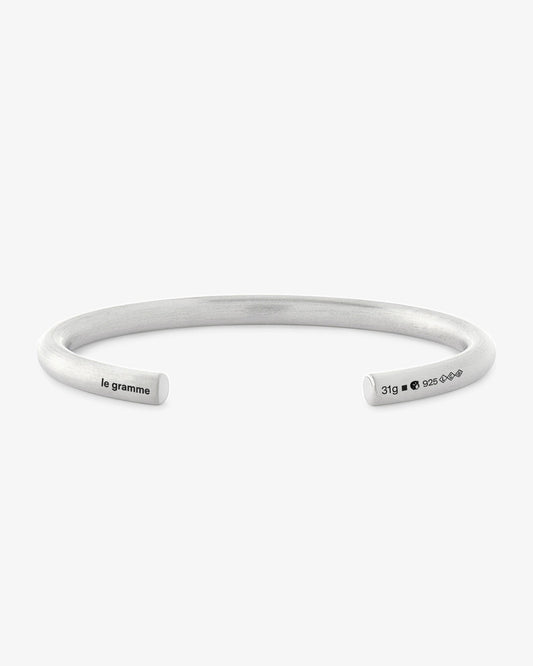 Le gramme 31g brushed bangle bracelet