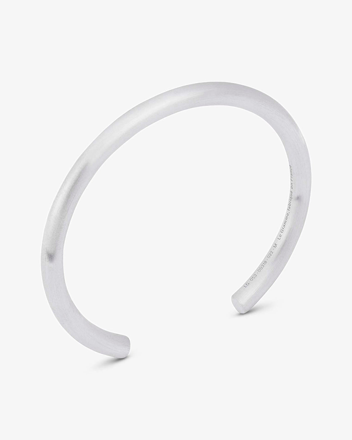 Le gramme 31g brushed bangle bracelet