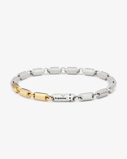 Le gramme 27g brushed segment bracelet