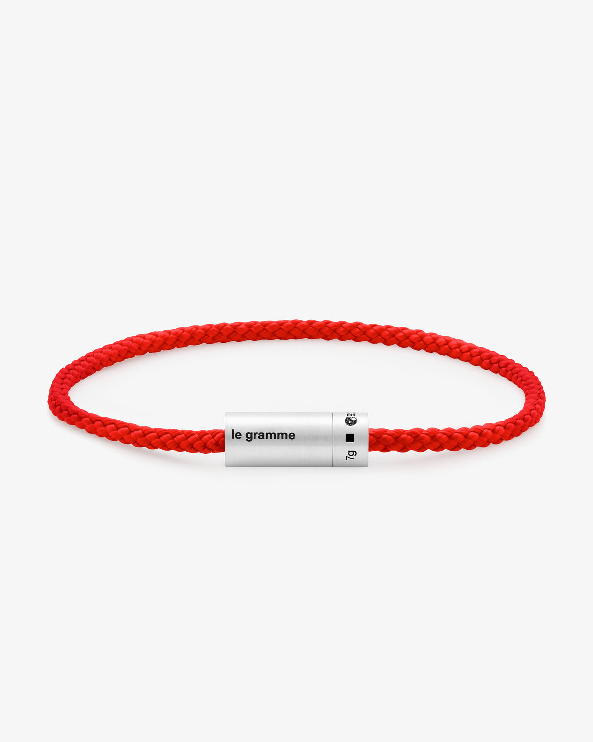 Le gramme 7g brushed red nato bracelet