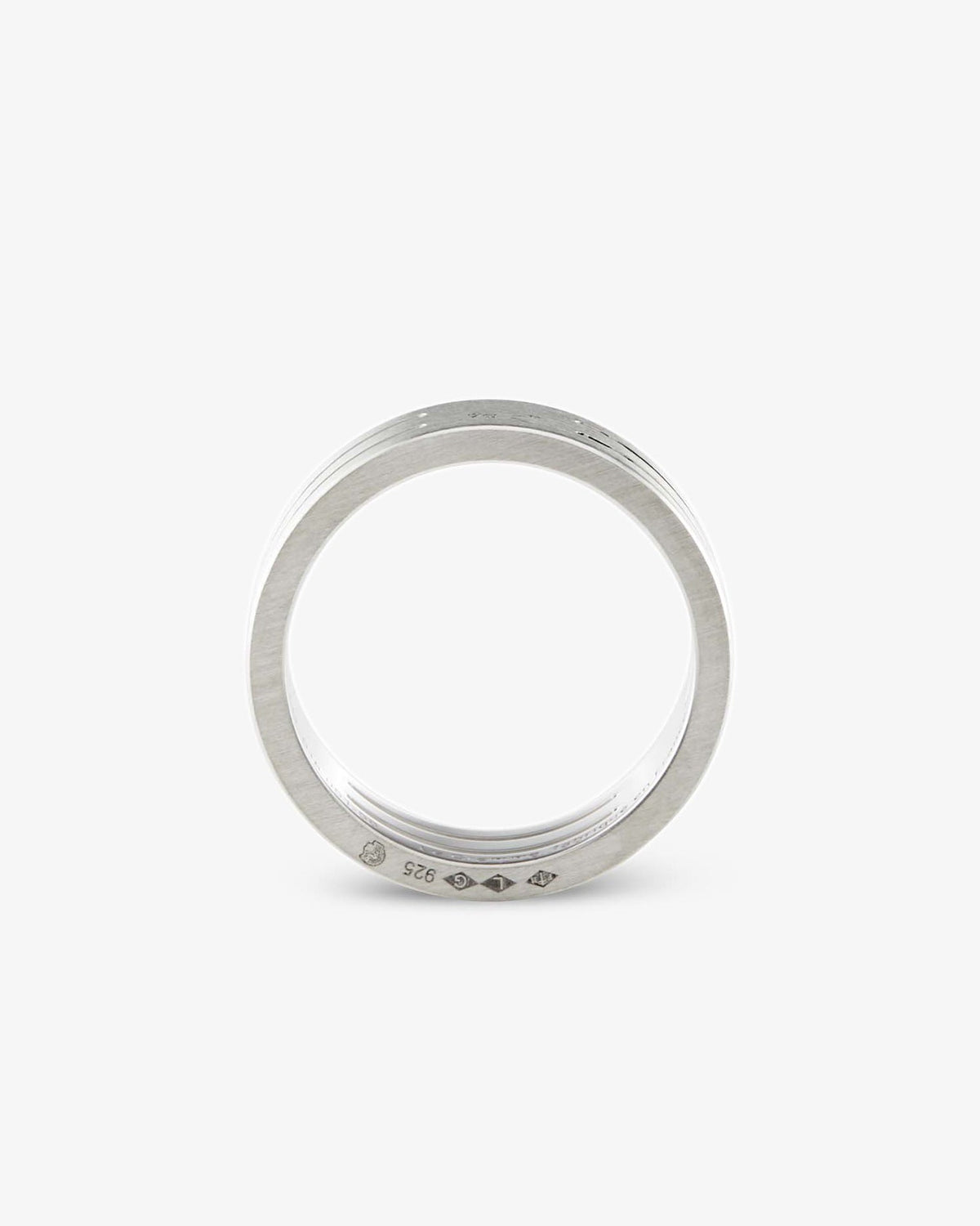 Le gramme 7g polished punched ribbon ring