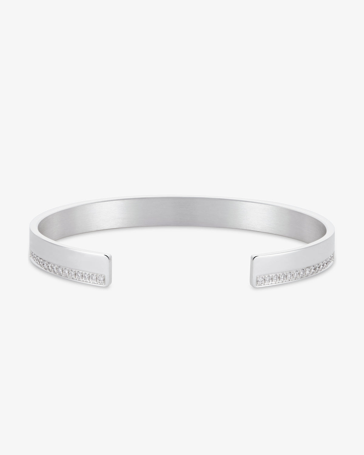 Le gramme 20g polished ribbon diamond bracelet