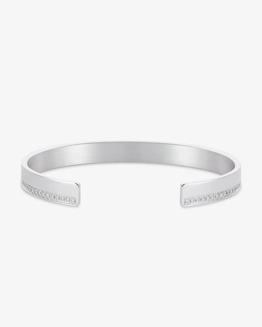 Le gramme 20g polished ribbon diamond bracelet