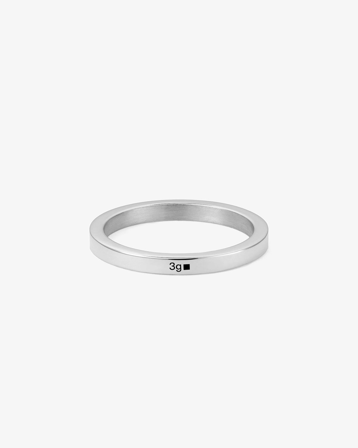 Le gramme 3g polished ribbon ring