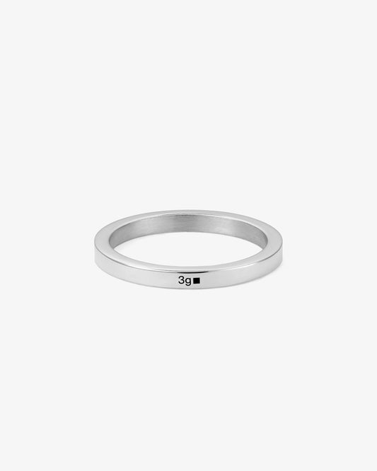 Le gramme 3g polished ribbon ring
