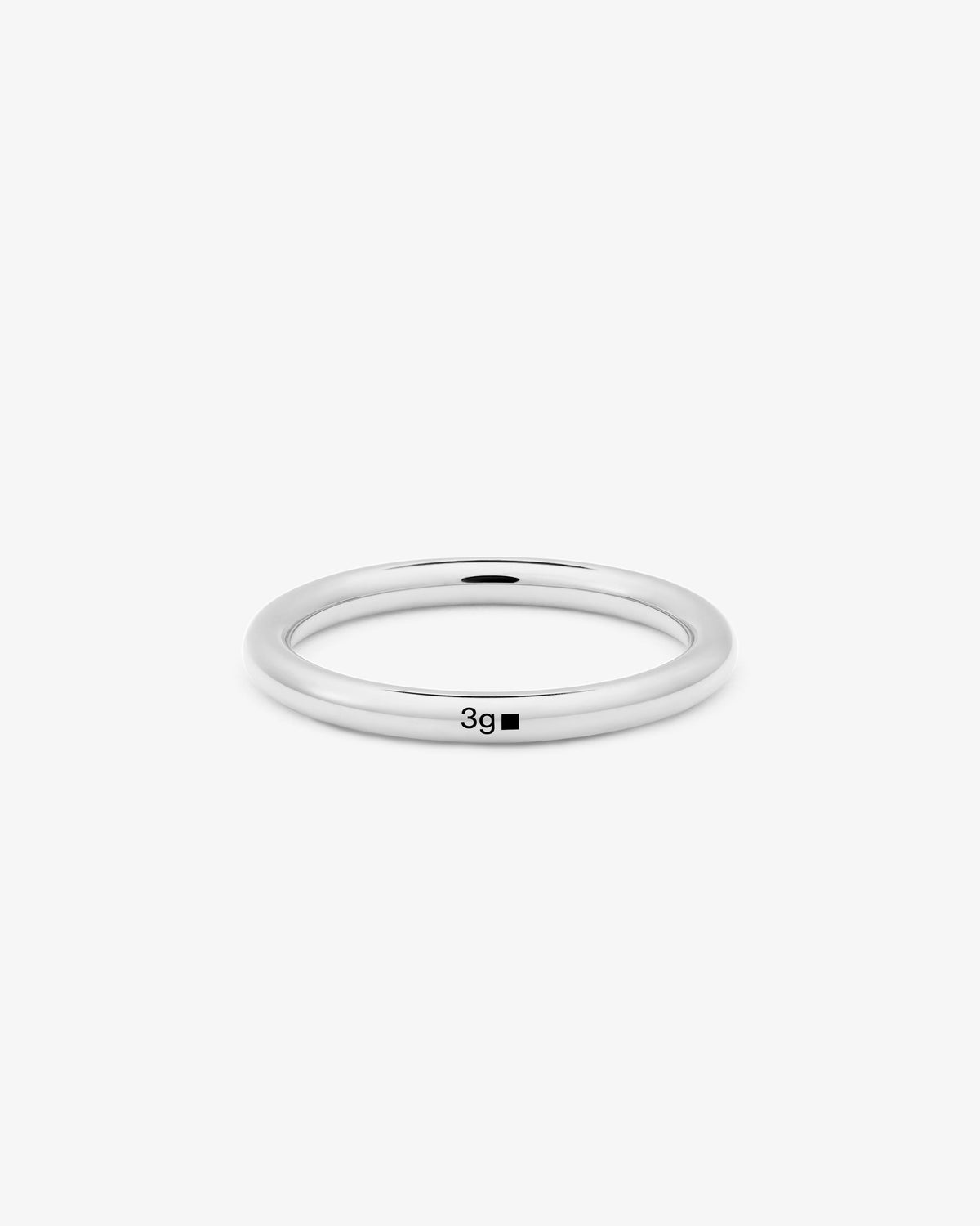 Le gramme 3g polished bangle ring