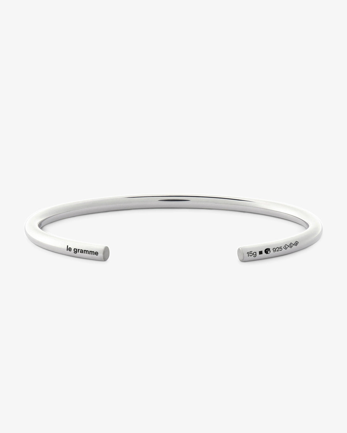 Le gramme 15g polished bangle bracelet
