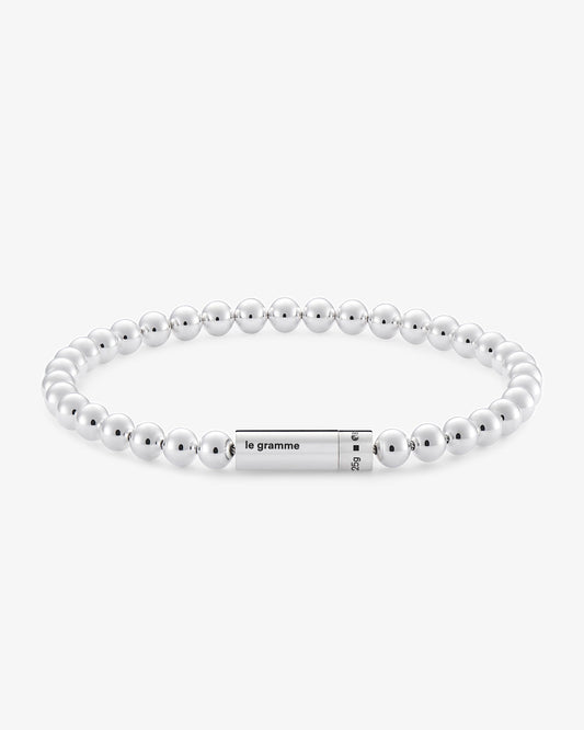 Le gramme 25g polished beads bracelet