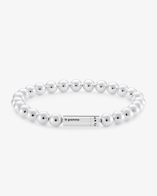 Le gramme 47g polished beads bracelet